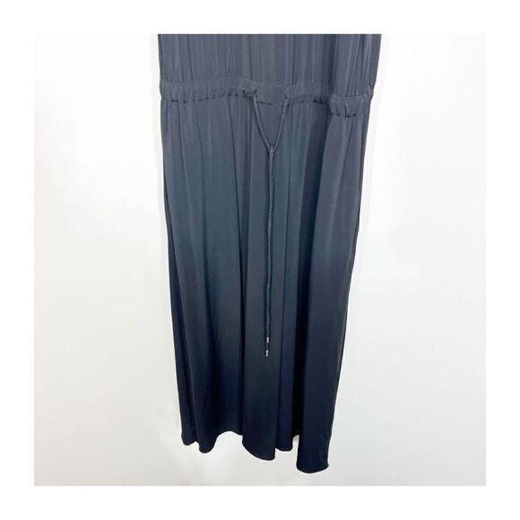 Theory Maxi Dress Womens Sleeveless Stretch Tie Was it Black Ladies Small - Picture 6 of 6